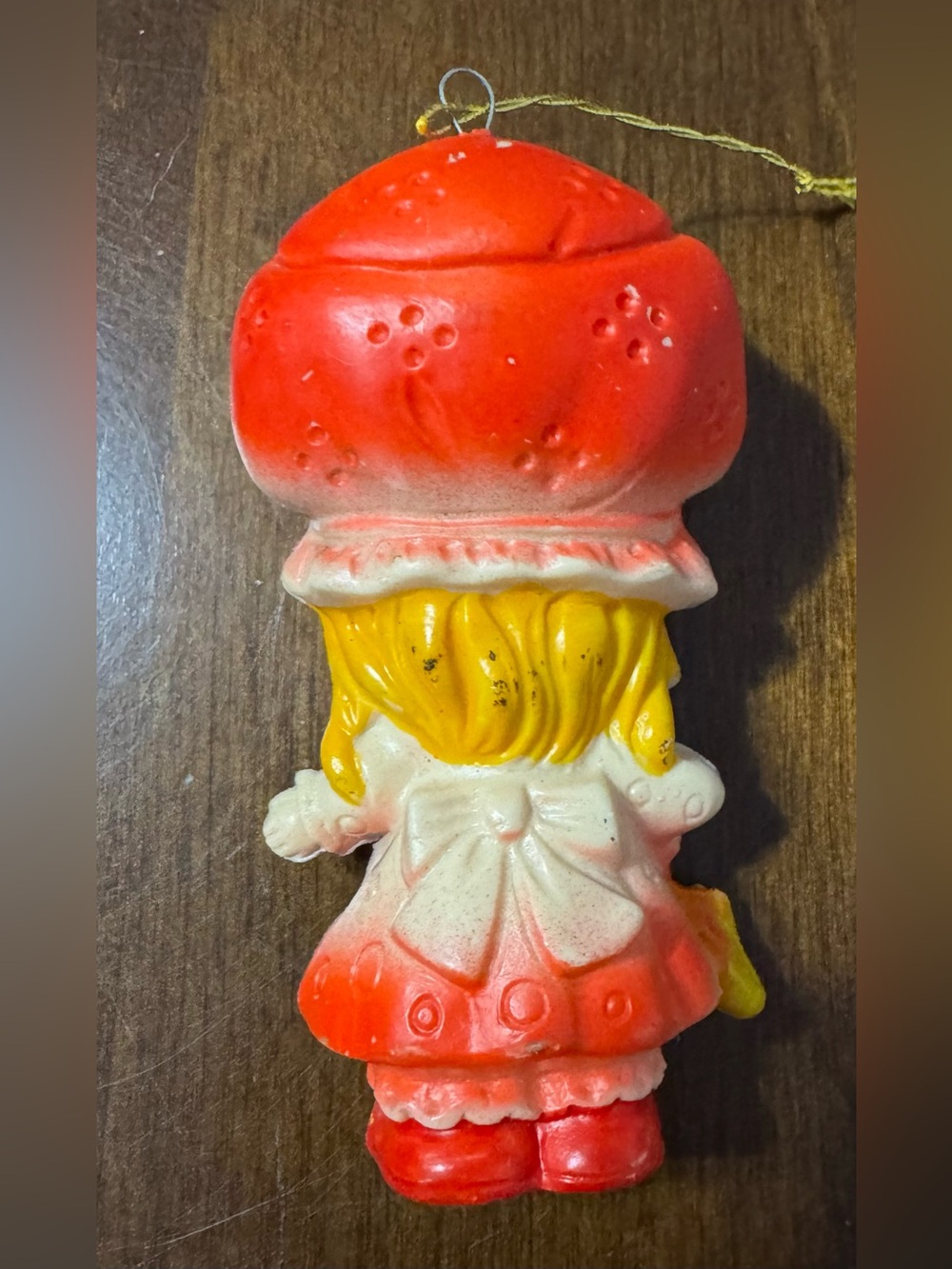 Vintage Rubber Molded Christmas Ornaments lot of 7 - Picture 6 of 6
